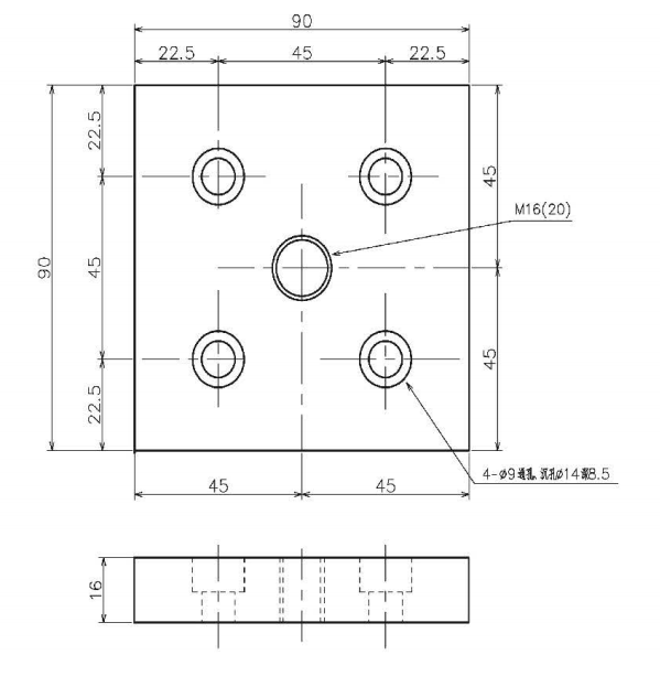 脚轮板